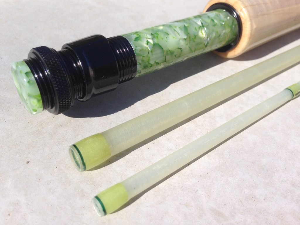 Custom Blue Halo 7.5' 3wt Rod Photos Fiberglass Flyrodders